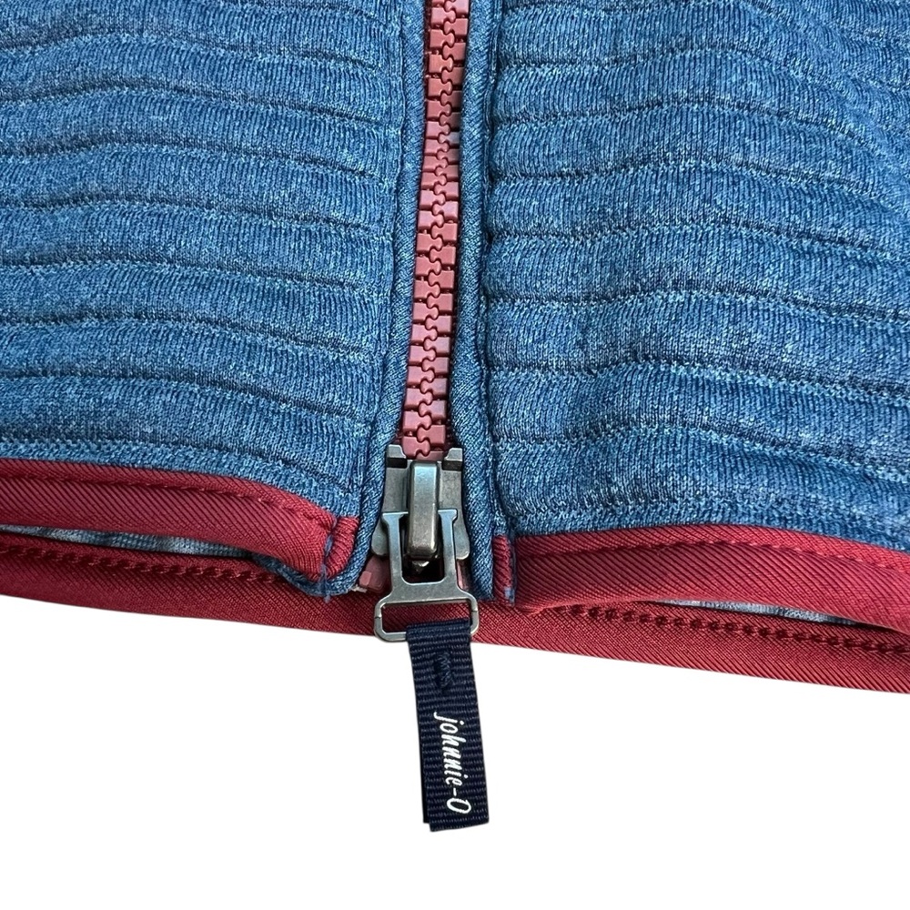 Johnnie O NWT Men's Large Blue and Red Sleeveless Jacket Vest - Picture 5 of 14
